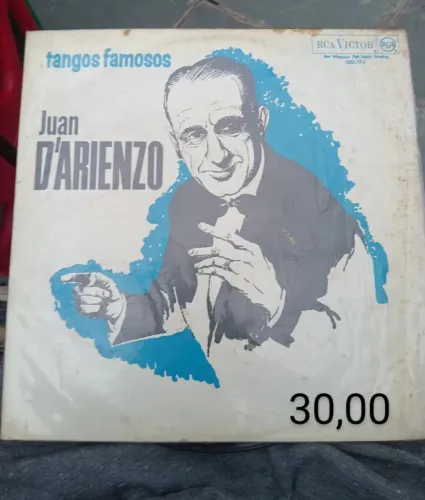 RELÍQUIA!!! Tangos Famosos - Juan D'Arienzo - Vinil