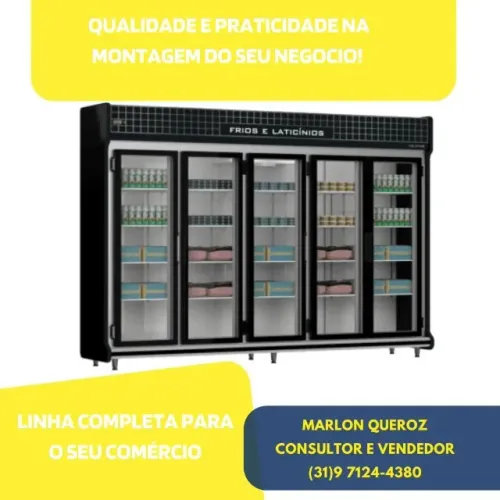 Refrigerador Expositor 5 Portas Polo Frio Novo