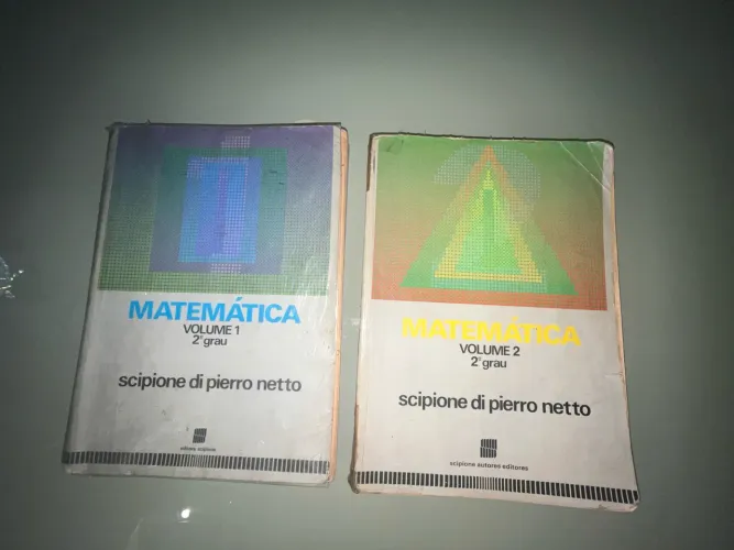Coleção Matemática - Volumes 1 e 2 - Scipione di Pierro Netto