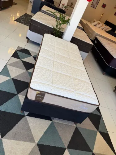 Colchão Solteiro PROBEL + base Box - Entrego! 
