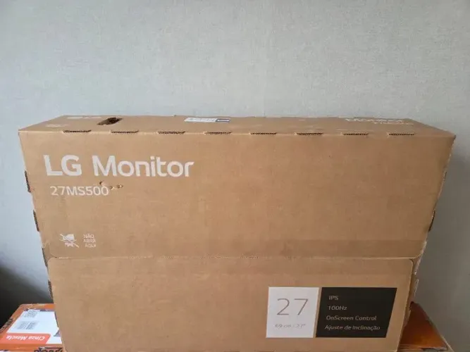 Monitor LG Gamer 27 Polegadas FHD 100HZ IPS, Novo e Lacrado, Garantia e Nota