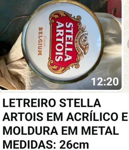Letreiro raridade, fabricante Atlantis/ Ambev