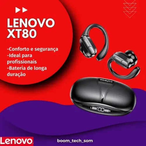Fone Sem Fio Lenovo XT80 Bluetooth | Esportivo | Garantia | Pronta Entrega