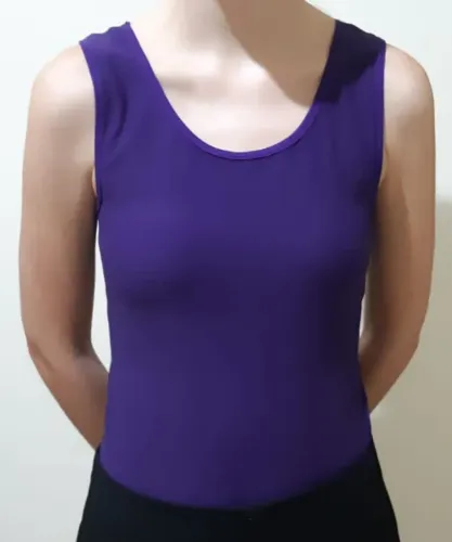 Body Roxo elegante com Renda nas costas