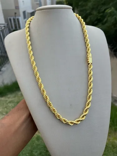 Cordão banhado a ouro 18k - modelobaiano 