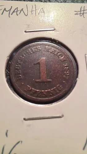 Moeda Antiga Alemanha 1897