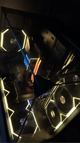 7 Fans Lian li uni fan sl120 reverse black 