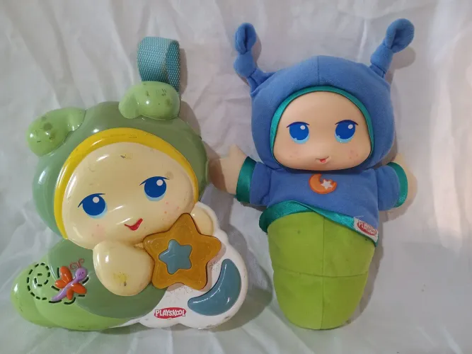 Playskool bichinho musical que projeta imagens e bichinho de pelúcia do mesmo personagem 