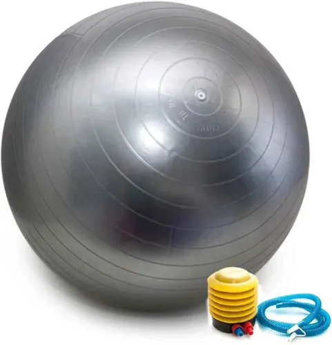 Bola Suiça Pilates 65cm C/Bomba de Encher