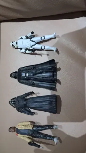 Lote bonecos colecionáveis star wars