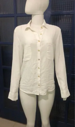 Camisa feminina de manga longa Vix Paula Hermanny