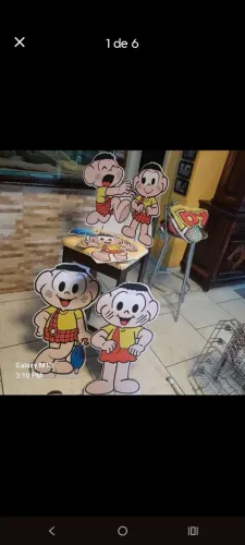 Kit displays TURMA DA MÔNICA/ CASCÃO 10pçs