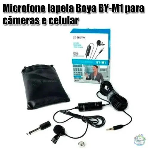 Microfone By-m1 Lapela Para Câmeras Dslr e celular
