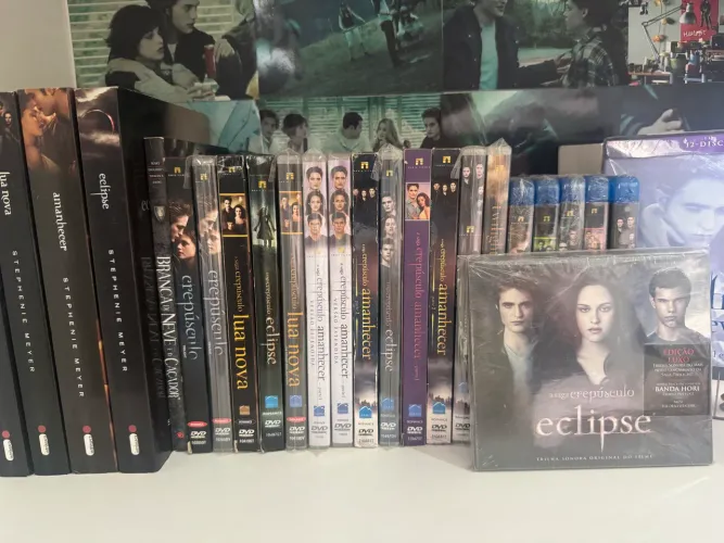 Coleção completa - Crepúsculo - Livros, DVDs e CD