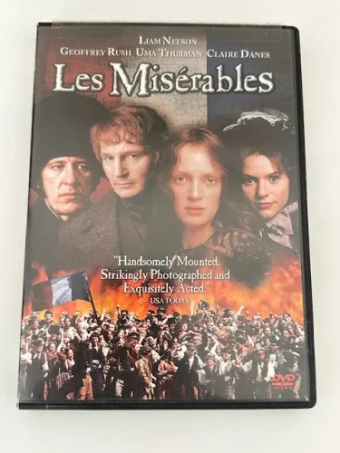 DVD  Les Misérables - importado (Uma Thurman/Liam Neeson)
