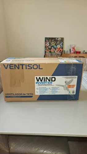 Ventilador de Teto Ventisol Wind Inverter com Controle Remoto