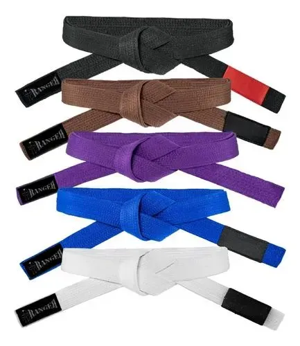 Kit 5 Faixas de Jiu-jitsu Judô Graduação Infantil Adulto