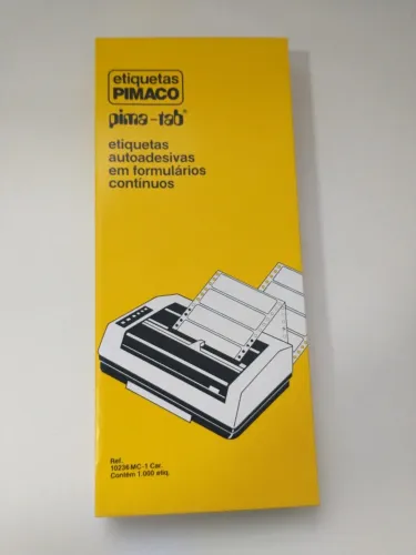 Etiqueta Pimaco p/ Impressora Matricial (Formulário Contínuo) Pima-Tab 10236MC - 1.000 Un.