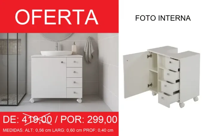 LINDO ARMARIO PARA BANHEIRO-NOVIDADE-PREÇO BAIXO!