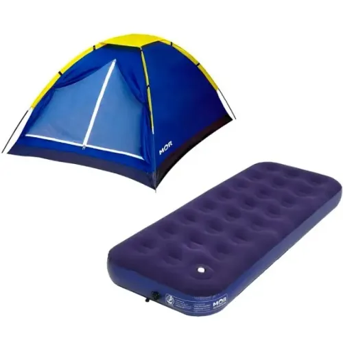 Kit Barraca 2 Lugares + Colchão de Solteiro