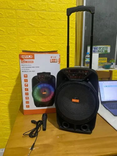 Caixa de som Bluetooth caixa de som tipo mala