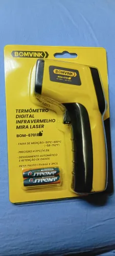 Termômetro Digital Infravermelho Mira Laser Bomvink