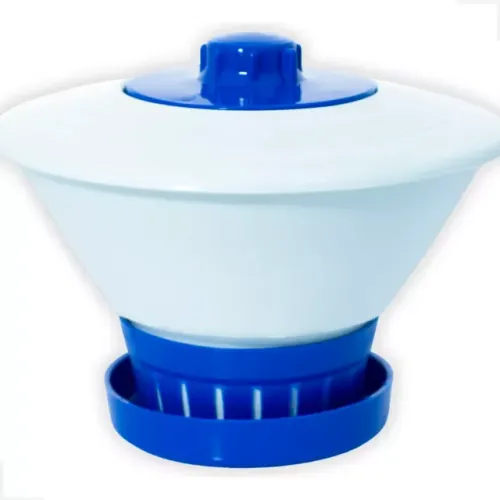 CLORADOR FLUTUANTE MARGARIDA PARA PASTILHAS DE CLORO PARA PISCINA