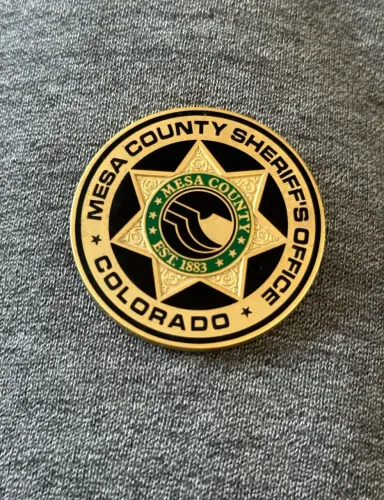 challenge coin do xerife de mesa county, Estados Unidos