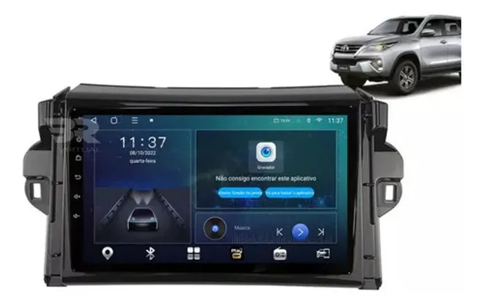 MULTIMIDIA SW4 KRONOS 9 POLEGADAS ANDROID 2/32gb CARPLAY TV FULL HD 