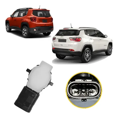Sensor Re Estacionamento Jeep Renegade Compass 0263043255 Cor Preto