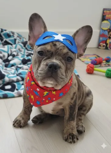 Buldogue francês linhagem merlin 