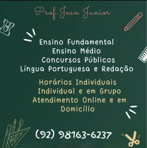 Aulas de português, geografia, história, biologia e filosofia