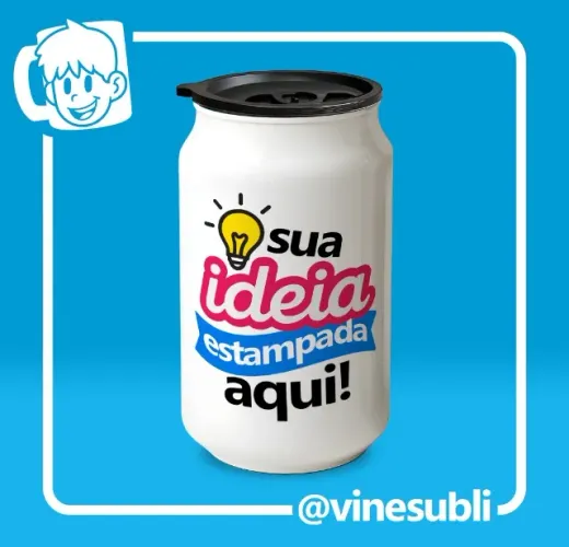 Latinha Personalizada de Alumínio 350ml