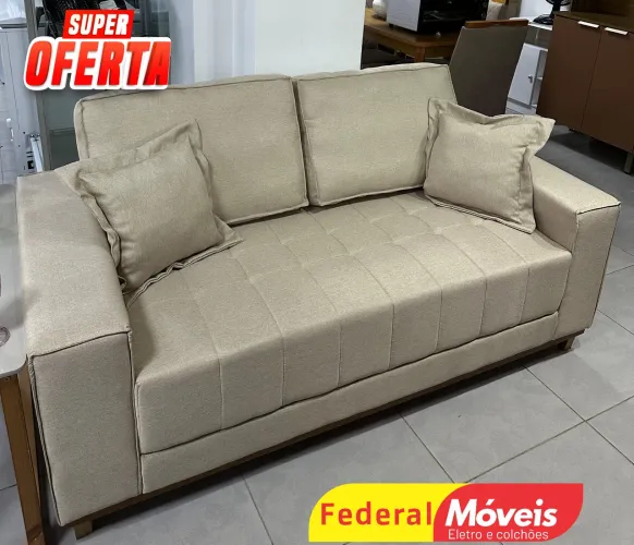 Sofá em Linho 1,80m Mega Oferta - Entregamos