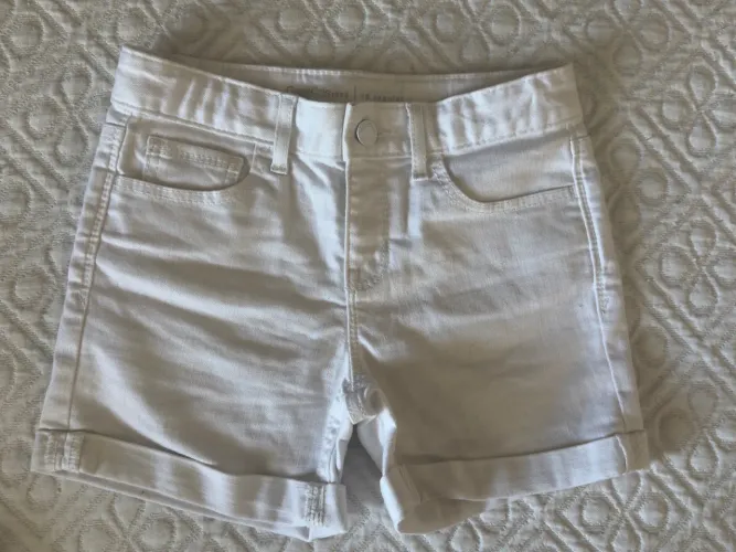 Short Jeans Branco Infantil - Gap
