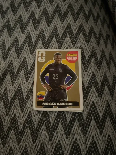 Figurinha da copa extra ticker ouro!