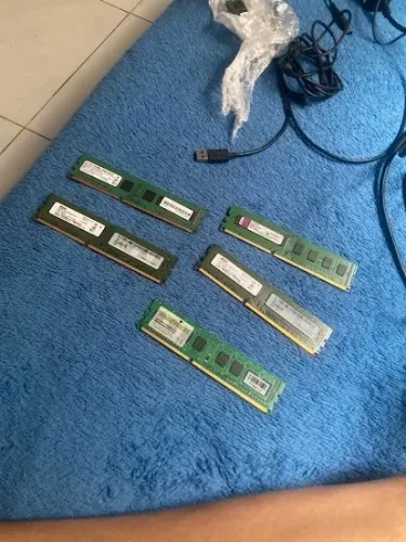Lote 20GB Memória RAM DDR3 Desktop - 5 unid. 4GB - Testadas