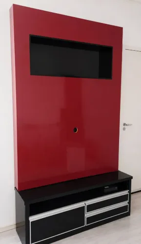 Rack com painel planejado