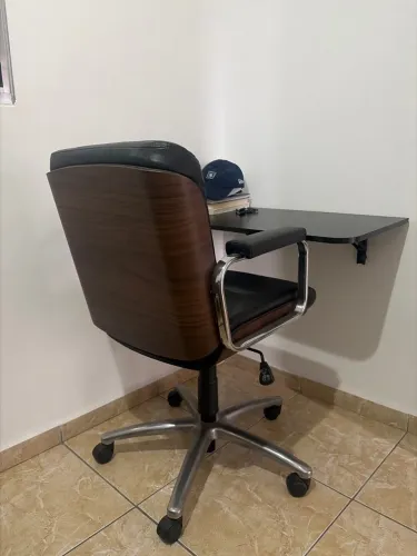 Cadeira Escritorio Executivo marrom