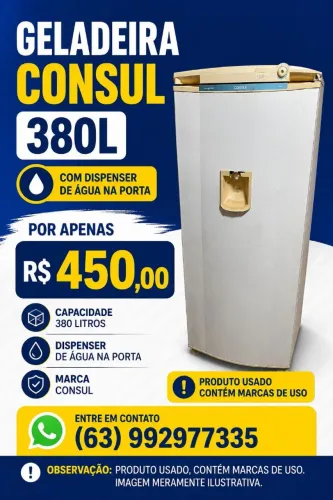 Geladeira Consul 380 Litros