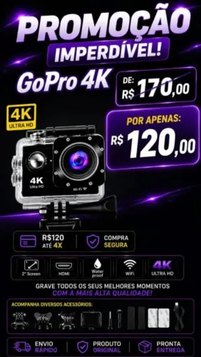 Promoção imperdível GoPro 4k