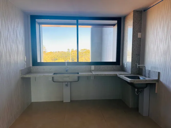 Bancada cozinha com Cuba embutida
