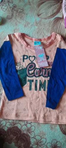 Conjunto 2 camisetas manga longa tamanho 2
