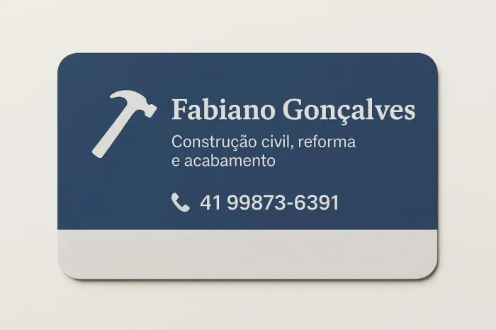 Pedreiro empreiteiro disponível