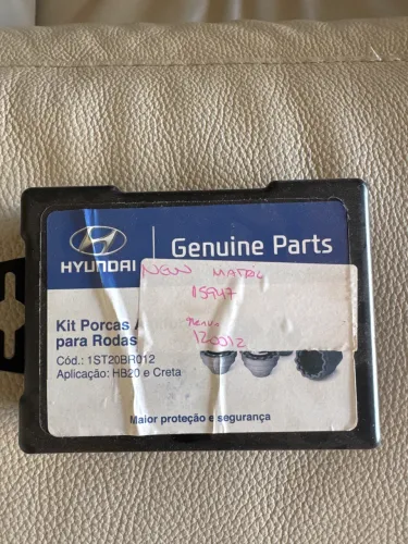 Kit porcas antifurto para rodas 