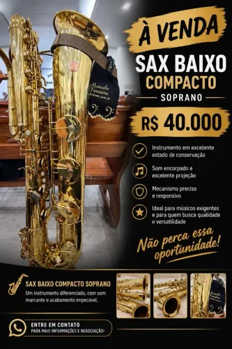 Sax baixo compacto