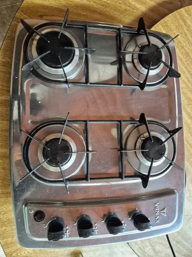 cooktop inox 4 bocas venax
