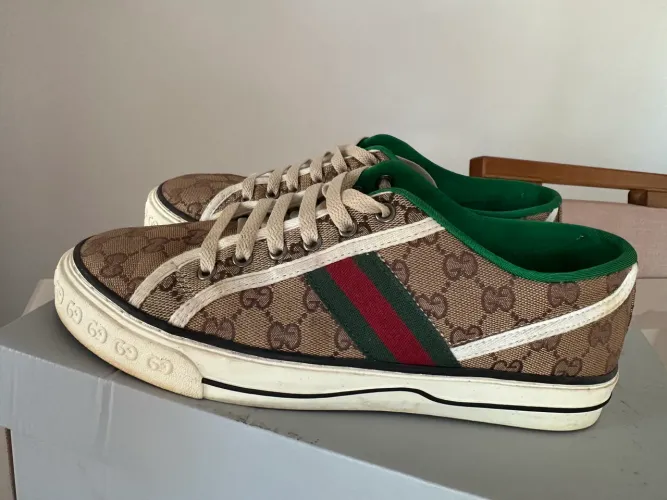 tênis gucci tennis 1977 monograma RP
