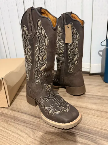 bota texana 100% couro legítimo