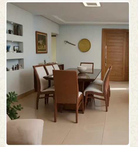 Mesa de jantar com 8 cadeiras